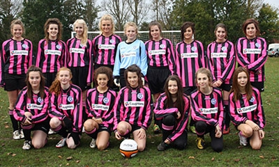 Claughtons Office Equipment Ltd sponsors under-14s girl footballers